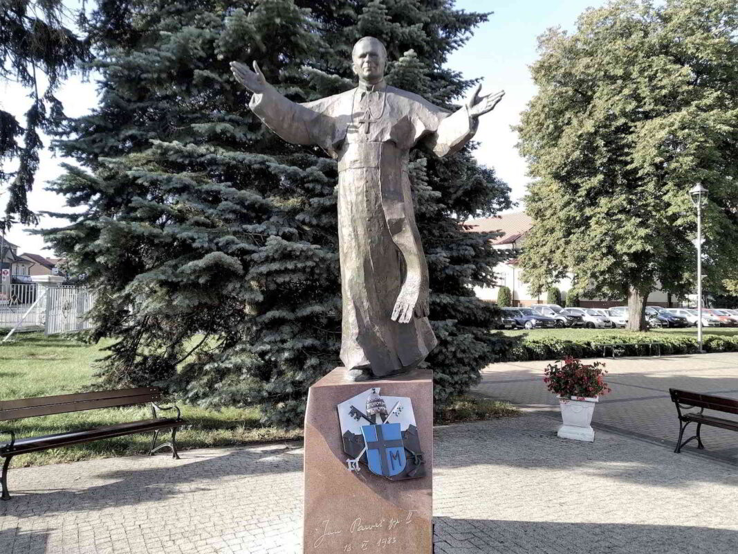 Polonia-Statua di San Giovanni Paolo II Pellegrinaggio Tu Sei Pietro Viaggi