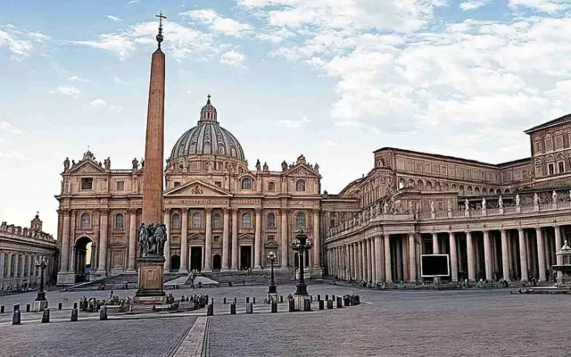 Giubileo Roma piazza e Basilica di San Pietro