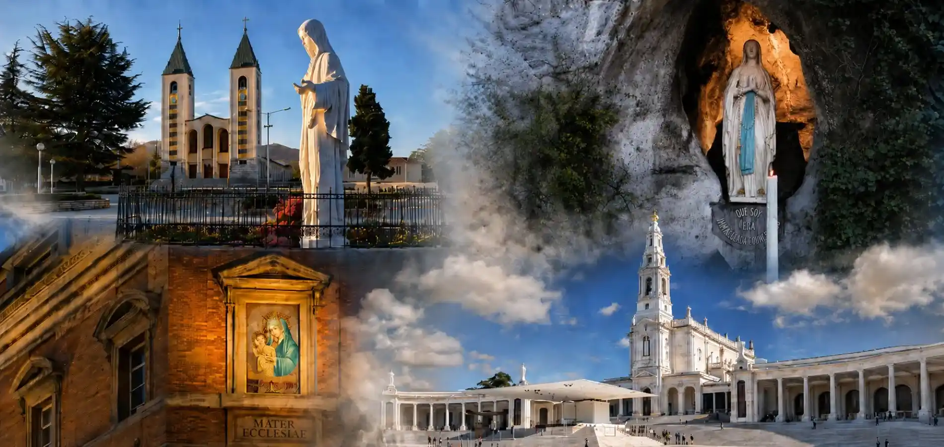 Adorazione eucaristica serale a Medjugorje con pellegrini riuniti davanti al Santissimo Sacramento dell’Altare
